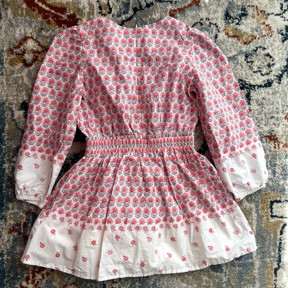 Original Marines girl's dress floral pink white 3 4 years old cotton CL1 - Picture 5 of 5